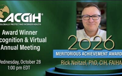 ACGIH: 2026 Meritorious Achievement Awardee